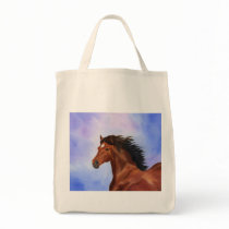 Brown Andalusian horse bag