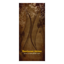 Brown Antique Business Rack Card rack cards by vndesigns Brown Antique Business Rack Card rack cards