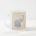 brown baby shower elephant coffee mugs