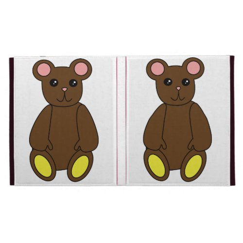 Brown Bear Caseable Case Ipad Case