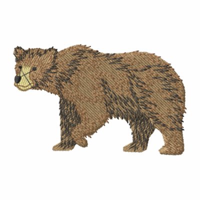 Brown Bear Embroidered Hoodie Brown Bear Embroidered Hoodie
