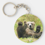 Brown bear keychain