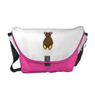 Brown Bear Rickshaw Messenger Bag