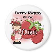 Brown Berry First Birthday Tshirts and Gifts magnets by kids_birthdays Brown Berry First Birthday Tshirts and Gifts magnets