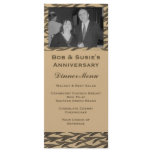 Brown biege tree branchs Menu Custom Rack Cards