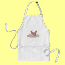 Brown Bird aprons