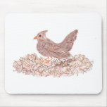 Brown Bird Brighter Mouse Pad Brown Bird Brighter Mouse Pad