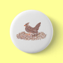 Brown Bird buttons