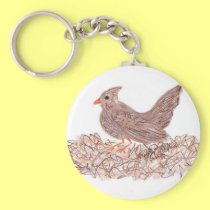 Brown Bird keychains