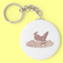 Brown Bird keychains
