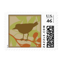 Brown Bird Postage