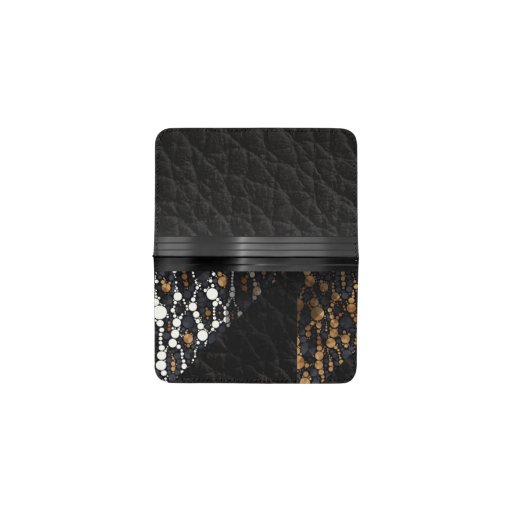 Brown Black Cheetah Bling Business Card Holder Zazzle