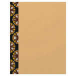 brown black circles full color flyer