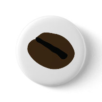brown black coffee bean buttons by Tomaniac brown black coffee bean buttons
