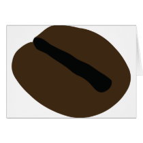 brown black coffee bean cards