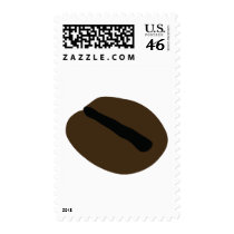 brown black coffee bean postage by Tomaniac brown black coffee bean postage