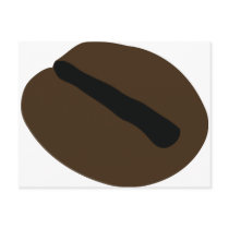 brown black coffee bean postcards by Tomaniac brown black coffee bean postcards