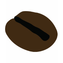 brown black coffee bean t-shirts by Tomaniac brown black coffee bean t-shirts