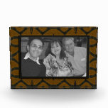 brown black pattern photo frame awards