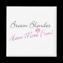 Brown Blondes Magnet magnets
