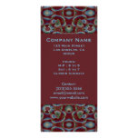 brown blue pattern rack cards