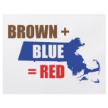 Brown + Blue = Red Personalized Flyer