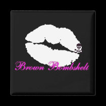 Brown Bombshell Magnet