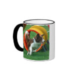 Brown Border Collie Agility Tunnel Mugs