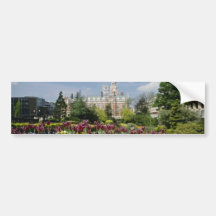 Brown Botanical gardens, Funchal, Madeira flowers Bumper Stickers