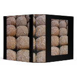 Brown bread rolls 3 ring binder