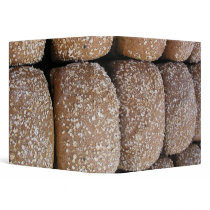 Brown bread rolls 3 ring binders