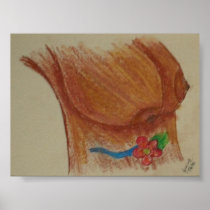 Brown Breasts Poster