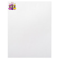 Brown Bunny Easter Eggs letterhead