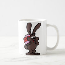 brown, bunny, happy, easter, cups, egg, holiday, Krus med brugerdefineret grafisk design