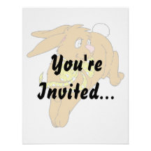 brown bunny hop yellow bow graphic.png personalized announcement