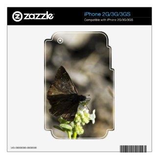Brown Butterfly Skins For The Iphone 2g