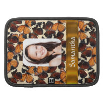 Brown butterlfies photo template planners