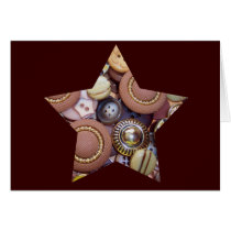 Brown Button Star cards