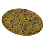 Brown Camo Plate