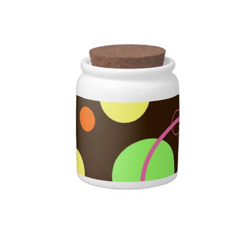 Brown Candy Jar
