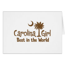 Brown Carolina Girl Best in the World cards