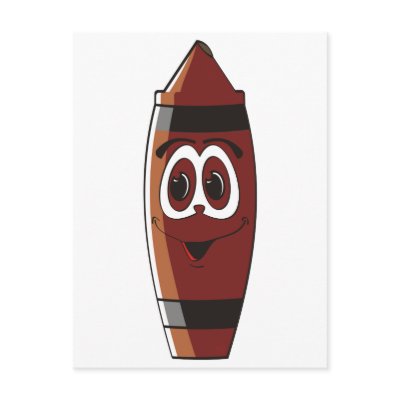 brown crayon