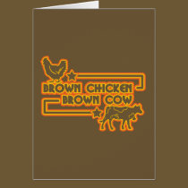 Brown Chicken Brown Cow cards