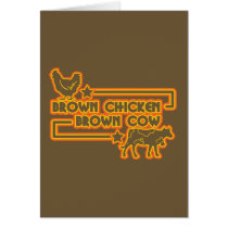 Brown Chicken Brown Cow Cards