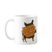 Brown Chicken Brown Cow - Cooper mugs