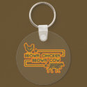 Brown Chicken Brown Cow keychains