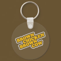 Brown Chicken Brown Cow keychains