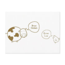 brown chicken brown cow postcards by casey2383 brown chicken brown cow postcards