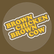Brown Chicken Brown Cow stickers
