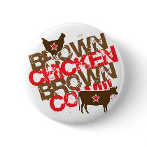 Brown Chicken Brown Cow - Vintage Red Pins